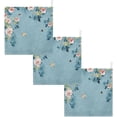 thumbnail image 6 of Spring Pink Roses Baby Muslin Washcloths Soft Absorbent Face Towel, Birds Butterflies Blue Burp Cloths Cotton Bath Wipes 5 PCS Infant Wash Cloth for Newborn Boys Girls 12x12 inches, 6 of 6