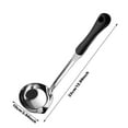 Steel With Comfortable Grip Soup With Long Handle