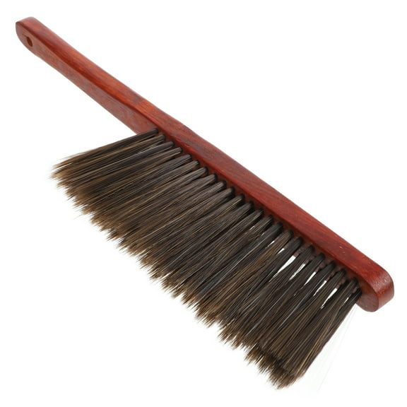 WRITWAA Small Broom Beige for Office 1Pcs 13.9*3.3*1.8In