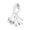 White, variant on KENIIQ 5 in 1 USB to DC 5.5mm Charging Cable, Multi 5 Way Round Power Cord for Fan LED Light Power Bank
