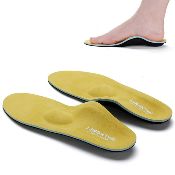 Walkomfy Full Length Orthotic Inserts Arch Support Insole, Insert for Flat Feet,Plantar