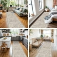 thumbnail image 7 of YOUFORTONG 2x7 Washable Hallway Runner, Oriental Farmhouse Non-Slip Ultra Soft Rug,Stain Resistant Carpet for Entryway Kitchen Living Room Bedroom,Beige, 7 of 7