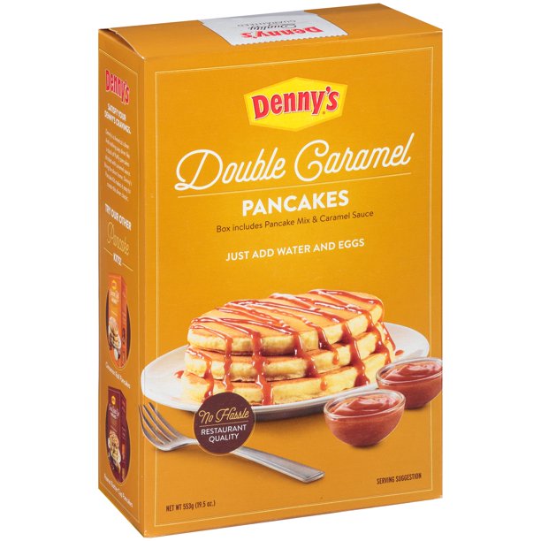 Denny'sÂ® Double Caramel Pancake Mix 19.5 oz. Box