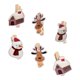 thumbnail image 5 of Pinzas de madera para Navidad, pinzas pequeñas para ropa, Clip de madera para de Navidad, pinzas para fotos, clavijas para tarjetas de Navidad, 5 of 9