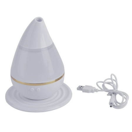 Drop Shape USB Mini LED Aroma Humidifier Purifier Mist Maker Air Aromatherapy Essential Oil Diffuser 200ml For Office Home