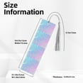 thumbnail image 3 of Kdxio Fantasy Gradient Print Metal Tassel Bookmarks,Perfect Gift for Art Lovers and Bookworms Metal Bookmarks for Women, 3 of 8