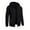 #133-Black, variant on Mens Hoodies Knit Sweater, Full Zip Fleece Lined Cardigan Sweaters Casual Regular Fit Knit Hooded Men Sweater Jacket