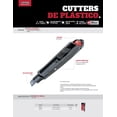 thumbnail image 2 of Cutter Urrea Cortador De Corte fino Plastico 25 MM Mango ABS CUTU4, 2 of 2