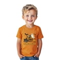 thumbnail image 2 of Tiijoy Toddler Boys Halloween T-Shirt Cute Graphic Tee Short Sleeve O Neck T Shirt, Orange, 2 of 4