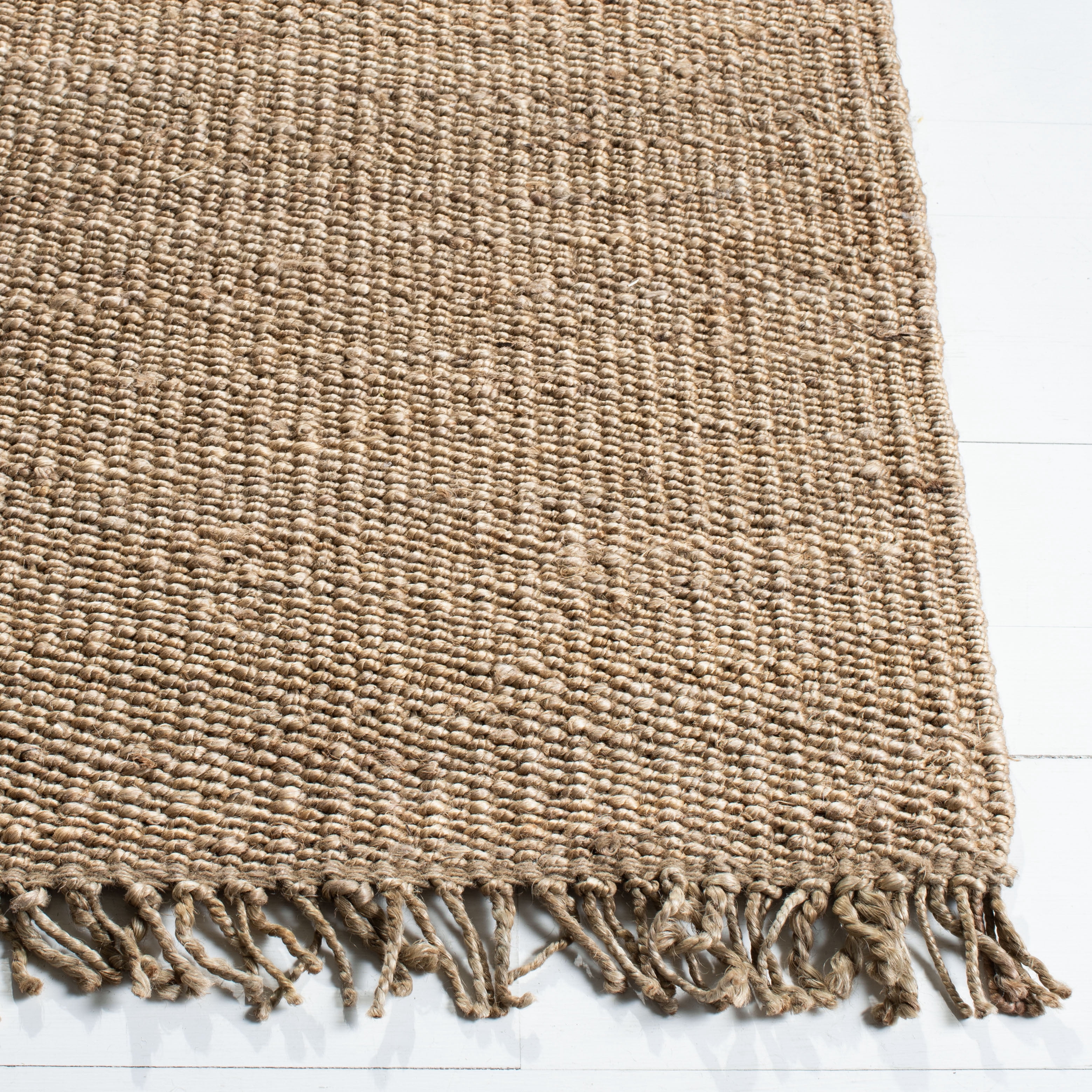 SAFAVIEH Natural Fiber Clara Solid Area Rug, Grey, 10' x 14'