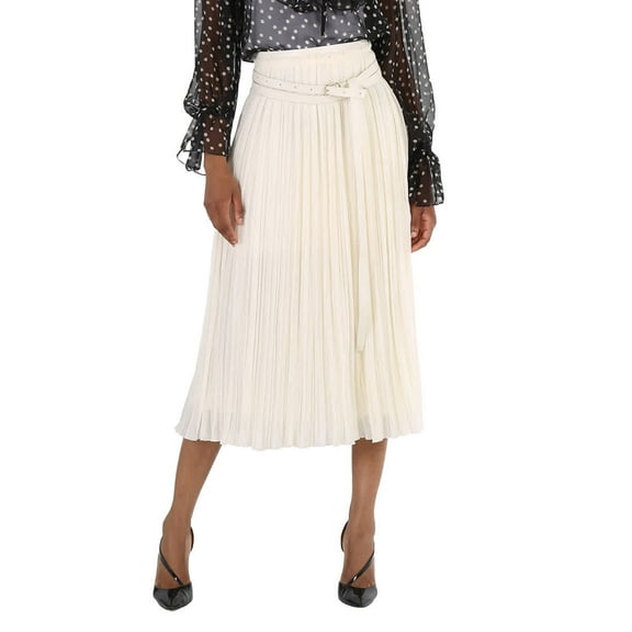 Chloe Ladies Eden Pleated Mid-Length Skirt, Brand Size 38 (US Size 6)