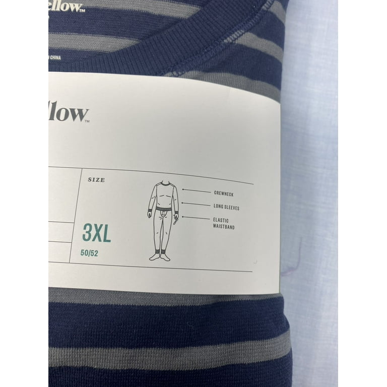 Men's Big & Tall Knit Pajama Set - Goodfellow & Co™ Navy Blue 4xl