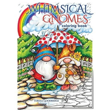 Dover Adult Coloring Books Whimsical Gnomes Coloring Book, (Paperback)