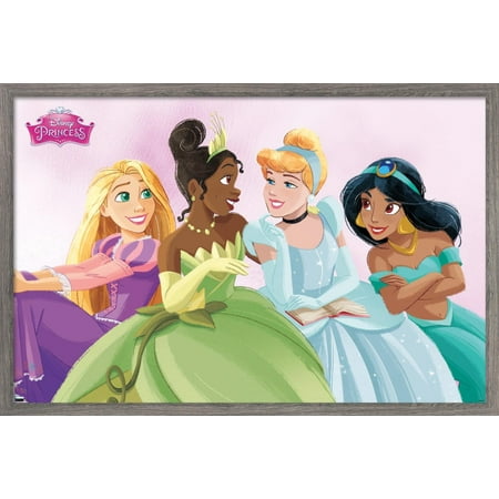 Disney Ultimate Princess Celebration - Group Wall Poster, 22.375" x 34", Framed