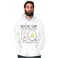 thumbnail image 5 of PACMAN Totally Iconic Kick Up the 80s Hoodie Sweatshirt Women Men Brisco Brands M, 5 of 6
