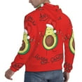 thumbnail image 3 of Bingfone Avocado Merry Christmas Men'S Drawstring Hoodie Long Sleeve Pocket Sweatshirts-Medium, 3 of 9