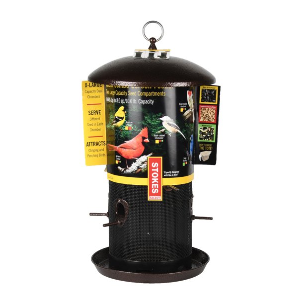 Stokes Select screen bird feeder for sunflower/mixed seed with 10 ports