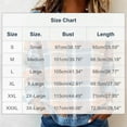 thumbnail image 3 of Plaid Sweatshirts Womens Long Sleeve Jean Denim Patchwork Trendy Tops Crew Neck Blouses Loose Pullover Shirts (2XL, Black), 3 of 6