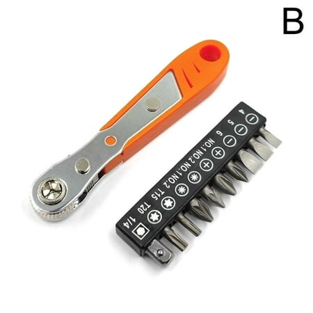 

Mini Rapid Ratchet Wrench Screwdriver Rod 6.35mm Quick Socket Wrench Tool~ T2L3