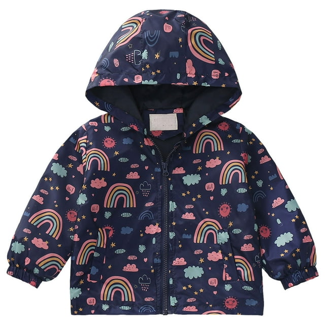Lightweight And Breathable Childrens Hooded Jacket For Boys And Girls With Fashionable And Generous Prints And Pockets