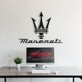thumbnail image 5 of LaModaHome Maserati Metal Car Emblem, 5 of 5