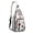 Black-23, variant on Sports Sling Backpack - Baseball, Football, Soccer, Basketball Print – Lightweight Crossbody Bag for Hiking, Gym, Travel – Athletic Gift for Sports Lovers