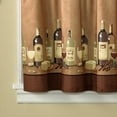 thumbnail image 3 of CHF & You Wines 3-Piece Kitchen Curtain Valance and Tier Set, Indoor, 56"W x 36"L, Multi, Adult, 3 of 5