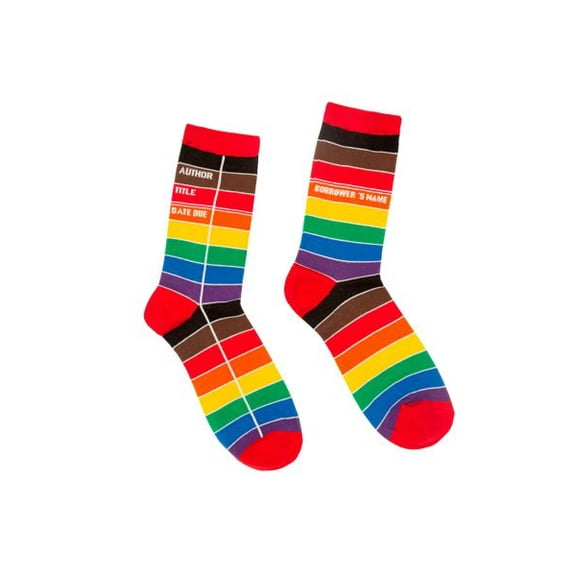 Library Card Pride Socks - Small (Other)