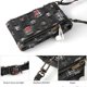 thumbnail image 4 of Bolso bandolera pequeño para teléfono móvil, cartera de hombro, monedero para tarjetas, bolso tipo cartera - negro, 4 of 5