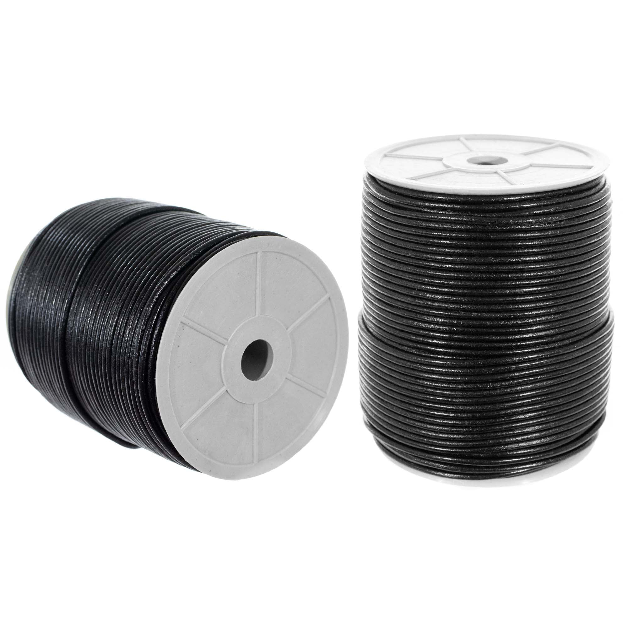 4mm 2mm 100m Braided Polypropylene Multi-filament Yarn Cord Black/White 3mm 