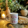 thumbnail image 3 of Pink Christmas Trees Coffee Mugs, Farmhouse Merry Christmas Ceramic Mug, Xmas Festival Coffee Cup, Christmas Holiday Drinking Party Mugs for Table Decortaions, 11oz Ceramic Cup White, 3 of 6