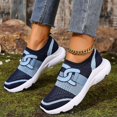 thumbnail image 4 of Willtoo Women's Mary Jane Shoes Hook Loop Casual Sneakers Breathable Mesh Lightweight Walking Shoes Comfortable Platform Non Slip Orthopedic Work Shoes, 4 of 6