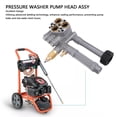 thumbnail image 3 of Pressure Washer Pump Head Assembly, Complete Pump Head Prevent Leak with Pressure Relief Valve for SRMW2.3G28 SRMW2.4G28 Pumps Replacement for AR43361, 3 of 7
