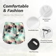 thumbnail image 4 of Rateoe Tropical Summer Palm Printed 2 in 1 Women's Workout Shorts for Athletic Gym Running Shorts with Phone Pockets-Medium, 4 of 7