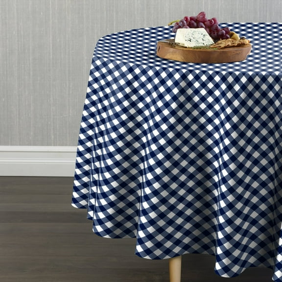 Gingham Tablecloth Blue