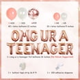 thumbnail image 3 of 13th Birthday Party Decorations Supplies for Girls, Rose Gold - OMG Ur A Teenager Balloon Garland Arch Kit, for Sweet 13th Birthday Party Supplies, 3 of 6