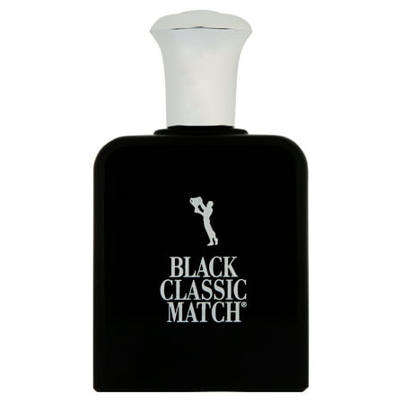 Parfums Belcam Black Classic Match for Men Eau de Toilette Spray, 2.5 fl oz