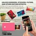 thumbnail image 2 of Kodak Step Mobile Instant Photo Printer 2x3" (Pink), Compatible with iOS, Android & Bluetooth, 2 of 6