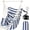 Blue White, variant on Hammock Chair  Swing Max 500 Lbs 2 Cushions Included Metal Spreader Bar with Anti-Slip Grooves Portable  Chair Side Pocket Large Macrame Bohemian Chair Indoor Outdoor