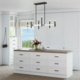 thumbnail image 4 of Livex Lighting - Denmark - 6 Light Chandelier in Mid Century Modern Style - 7.25, 4 of 14