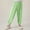 Green, variant on HAOTAGS Girls Jogger Pants, Breathable Elastic Waist Causal Cotton Pants Pink 6-7 Years