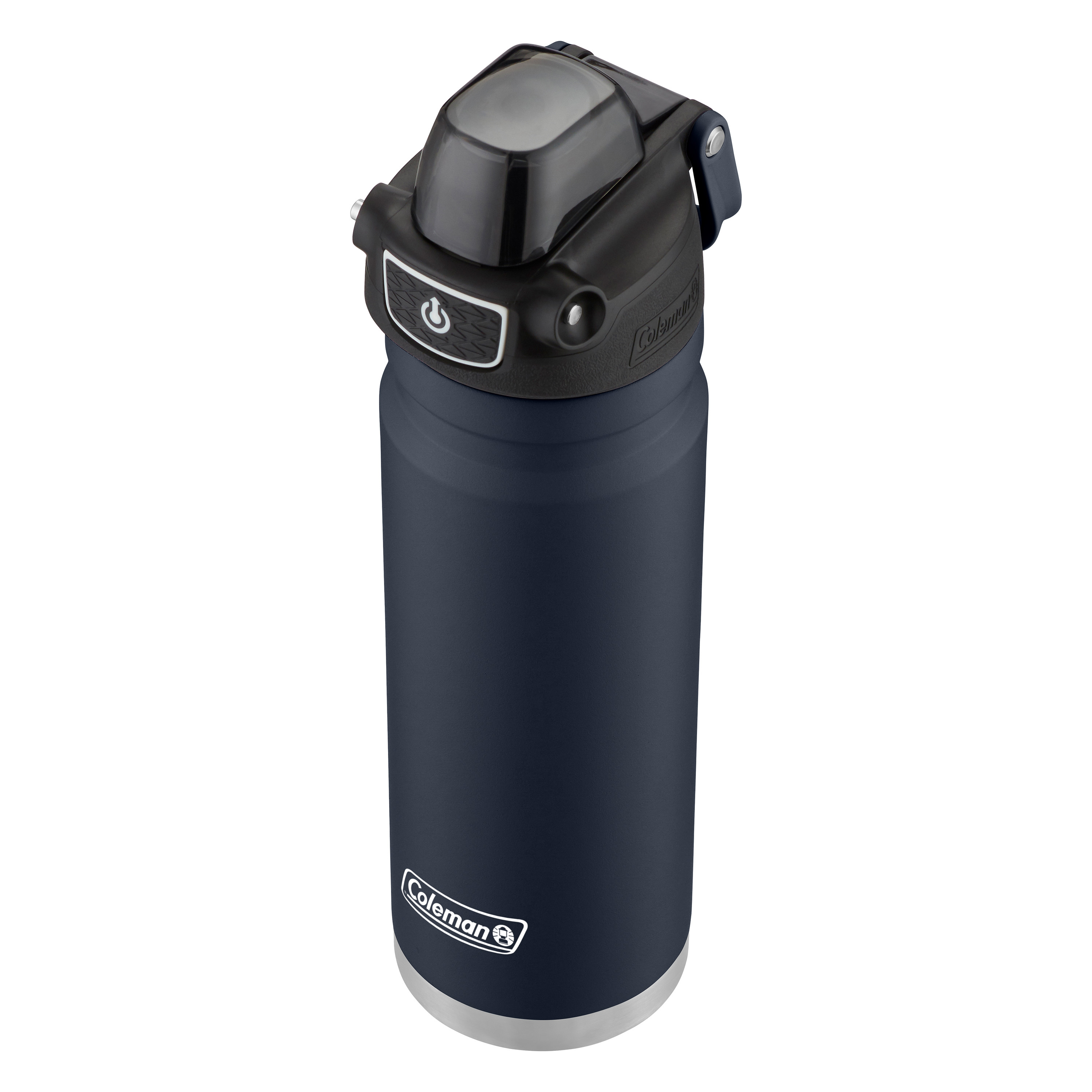 Coleman Burst Poptop Stainless Steel Insulated Water Bottle, 24 oz, Blue Nights - image 2 of 7