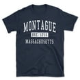 thumbnail image 1 of Montague Massachusetts Classic Established Men's Cotton T-Shirt, 1 of 1