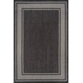 thumbnail image 2 of Beverly Rug Floral Bordered Washable Outdoor Indoor Area Rugs 5x7 Dark Gray, 2 of 9