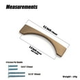 thumbnail image 4 of Goo-Ki 6 Pack 3.8"(96mm) Hole Center Dark Champagne Bronze Cabinet Pulls, Modern Drawer Handle,Cabinet Hardware, 4 of 6