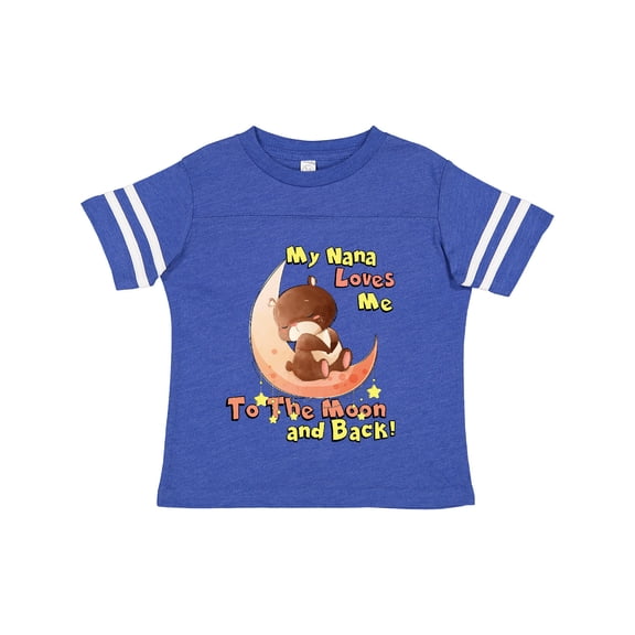 Inktastic My Nana Loves Me to the Moon and Back Boys or Girls Toddler T-Shirt