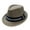 Khaki, variant on NOKIO Straw Fedora Hat Mens Fedora Hats for Men Trilby Hat Sun Hat Panama Hat Wool Fashion Spring Summer Sunscreen Cap Accessories Sun Hat Flat Wide Brim Retro Jazz Top Hat Womens Straw Hat