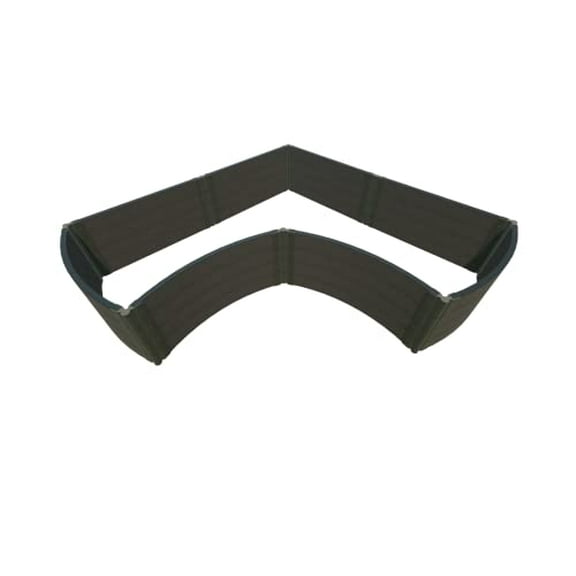 WEATHERED 2" Tool Free : 8 x 8 x 22' CORNER CURVES