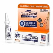 NasalGuard Nasal Antiseptic Gel | Helps Kill 99.9% of Germs on Contact | Alcohol-Free, Moisturizing, Daily Use | Drug-Free | 150+ Applications (Unscented, 3g)