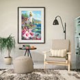 thumbnail image 2 of 5D DIY diamante pintura completo taladro playa casa bordado imagen mosaico Kits Hugtrwg Para estrenar, 2 of 9